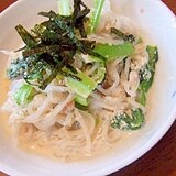 超カロリーダウン！糸こんにゃくのたらこパスタ風☆